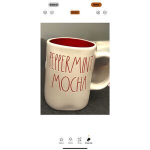 Rae Dunn PEPPERMINT Mocha